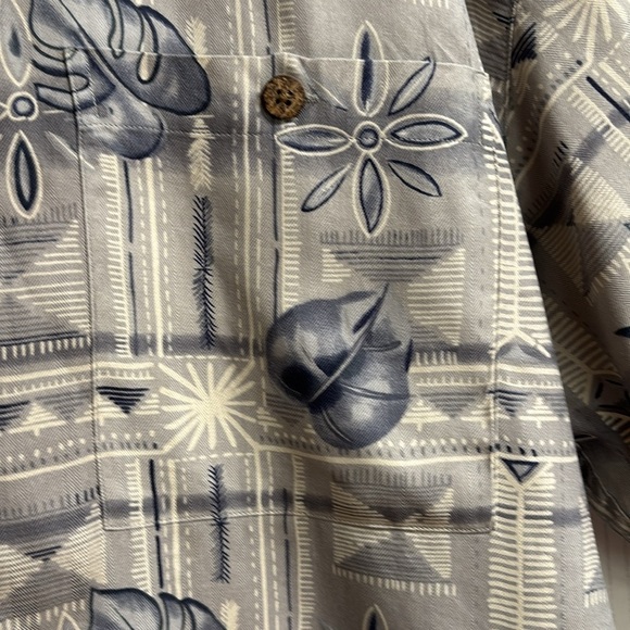 Feiss Men's Hawaiian Short Sleeve Button Down Shirt 100% Silk Size XXL - Picture 6 of 14